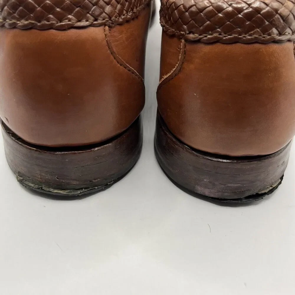 Allen Edmonds Maxfield Tassel Loafers Men’s 10B Chili Leather Made in